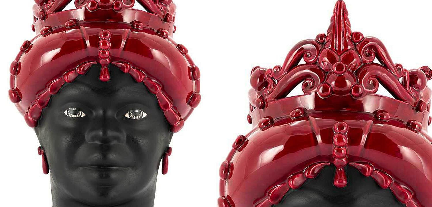 Ваза VASE MORO LADY MED. MAT H45 burgundy Ваза VASE MORO LADY MED. MAT H45 burgundy - Loft-Concept в Барнауле