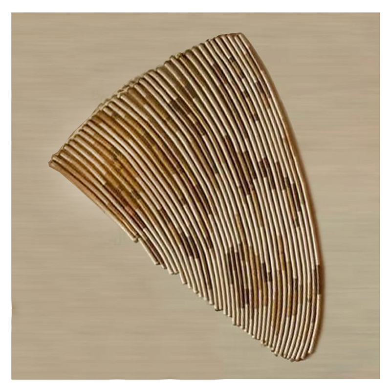 Декор настенный в Эко стиле рафия Malibu wall panel Коричневый Бежевый в Барнауле | Loft Concept 