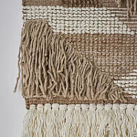 Панно из шерсти и хлопка с узором Beige Calista Cascade варинант исполнения - 7 | Loft Concept в Барнауле