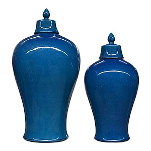 Китайская чайная ваза с крышкой Chinese generals