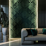 Гипсовая 3D Панель D-03 варинант исполнения - 1 | Loft Concept в Барнауле