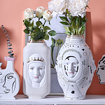 Ваза с золотисто-белыми фрагментами Faces of Imagination варинант исполнения - 3 | Loft Concept в Барнауле