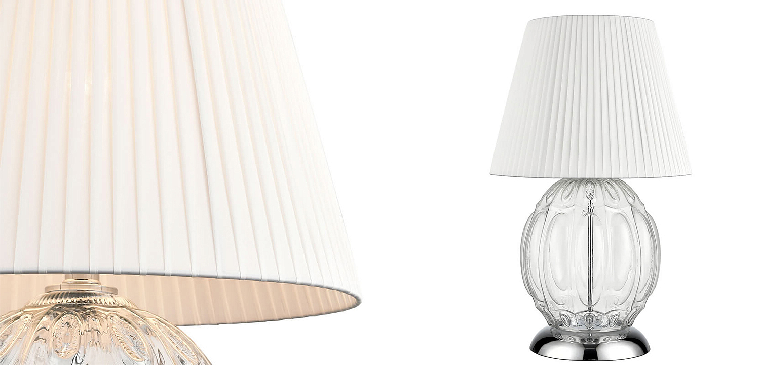 Настольная лампа Прозрачное Стекло Hailey Table Lamp Настольная лампа Прозрачное Стекло Hailey Table Lamp - Loft-Concept в Барнауле