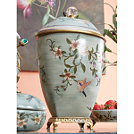 Ваза с крышкой и цветочным узором Genuine Chinese Classics варинант исполнения - 5 | Loft Concept в Барнауле