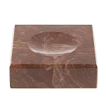 Подставка под шар квадратная из натурального камня Лемезит Natural Stone Sphere Stands варинант исполнения - 1 | Loft Concept в Барнауле