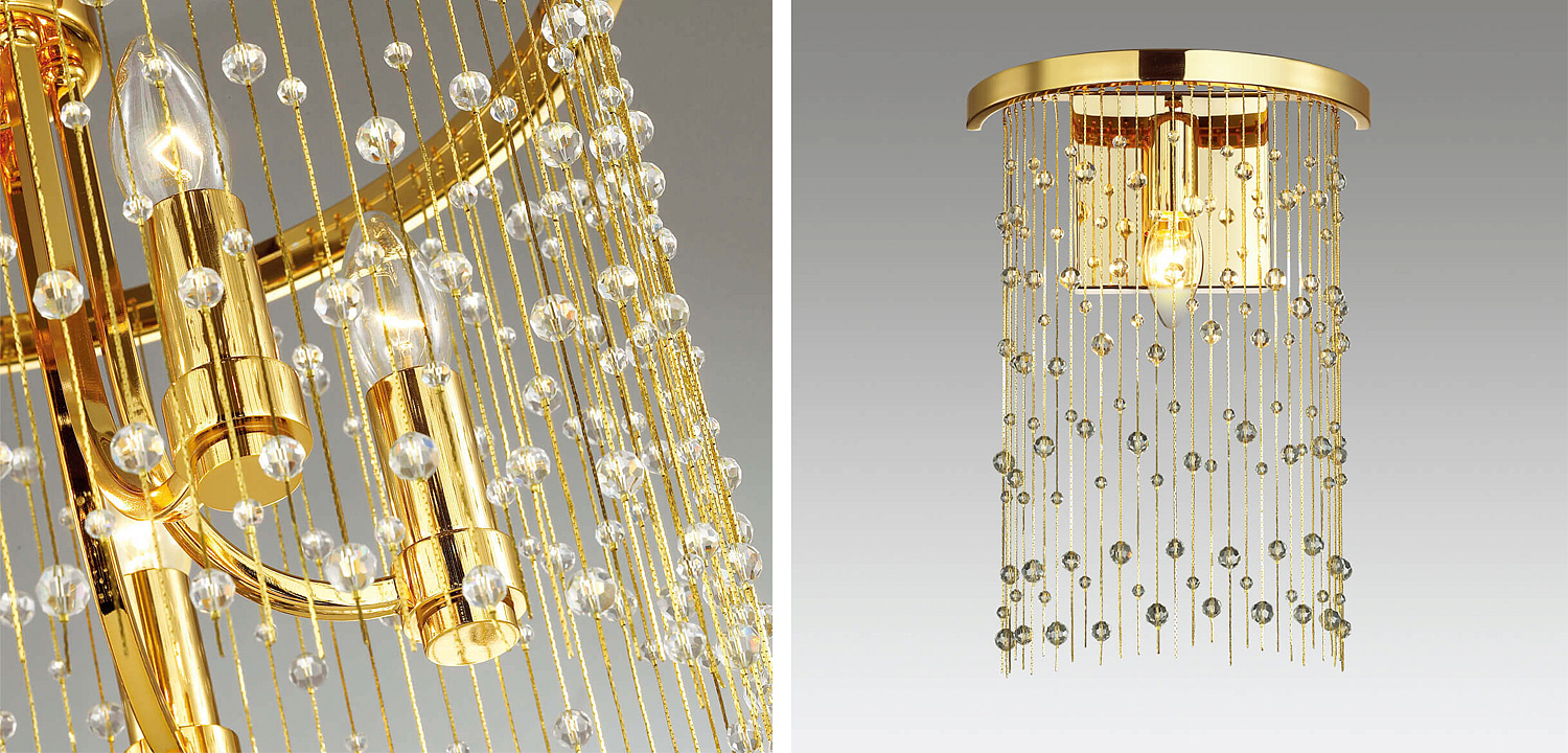 Бра Hailstorm Rain Wall lamp gold Бра Hailstorm Rain Wall lamp gold - Loft-Concept в Барнауле