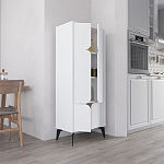 Комод белый с 4-мя дверцами на металлических ножках SPARK MULTIPURPOSE CABINET WHITE варинант исполнения - 7 | Loft Concept в Барнауле