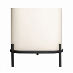 ТВ-тумба белая с чёрной столешницей с 2-мя дверками и ящиком San Marco варинант исполнения - 4 | Loft Concept в Барнауле