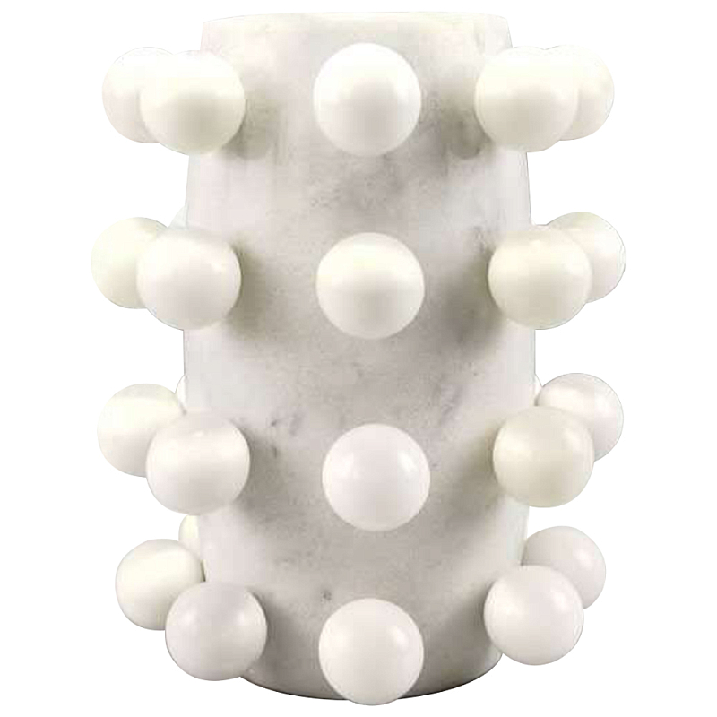 Ваза Molecule Vase White Marble Spheres Белый Мрамор Bianco Ваза Molecule Vase White Marble Spheres Белый Мрамор Bianco в Барнауле | Loft Concept