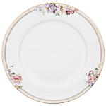 Сервиз столовый из фарфора белый с цветочным принтом на 6 персон 23 предмета Flower Porcelain Collection варинант исполнения - 3 | Loft Concept в Барнауле