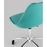 Офисный стул на металлическом основании EGGERY Blue пластик варинант исполнения - 3 | Loft Concept в Барнауле