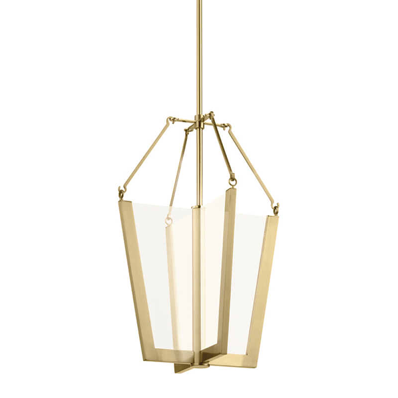  Подвесной светильник золотого цвета в форме фонаря Kichler Золотой в Барнауле | Loft Concept 