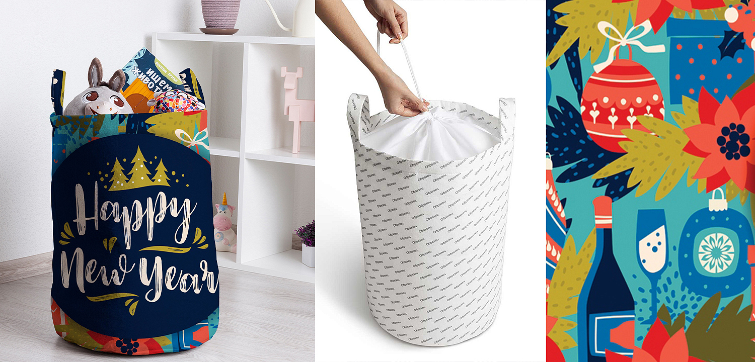Корзина Happy New Year Basket Корзина Happy New Year Basket - Loft-Concept в Барнауле