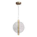 Подвесной светильник с круглым стеклянным плафоном Gingham варинант исполнения - 5 | Loft Concept в Барнауле