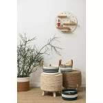 Корзина для хранения с ручками Interlacement Green  варинант исполнения - 6 | Loft Concept в Барнауле