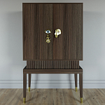 Кабинетный шкаф Elsa Dreams Walnut с 2-мя ящиками варинант исполнения - 3 | Loft Concept в Барнауле