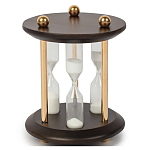 Часы круглые настольные Time Forward песочные варинант исполнения - 1 | Loft Concept в Барнауле