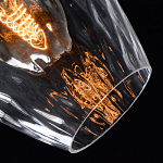 Подвесной светильник со стеклянном плафоном в форме бокала Kaleido варинант исполнения - 42 | Loft Concept в Барнауле