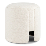 Дизайнерский Пуф Букле Poof Alice White Boucle  варинант исполнения - 1 | Loft Concept в Барнауле