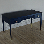 Письменный стол Elsa Dreams Blue Шпон дерево с двумя ящиками варинант исполнения - 2 | Loft Concept в Барнауле