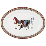 Сервиз обеденный из фарфора с изображением лошадей на 6 персон 23 предмета Porcelain Horse Set  варинант исполнения - 4 | Loft Concept в Барнауле