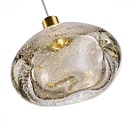 Подвесной светильник с прозрачным стеклянным плафоном округлой формы Effervia  варинант исполнения - 9 | Loft Concept в Барнауле