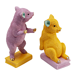 Держатель для книг Multicolored Piglet Bookends варинант исполнения - 2 | Loft Concept в Барнауле