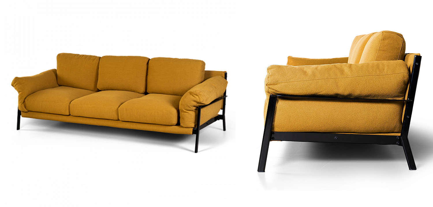 Диван Harald Mustard Sofa Диван Harald Mustard Sofa - Loft-Concept в Барнауле
