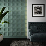 Гипсовая 3D Панель M-23 варинант исполнения - 1 | Loft Concept в Барнауле