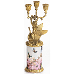 Фарфоровый подсвечник Лебедь с ангелом Asse варинант исполнения - 3 | Loft Concept в Барнауле