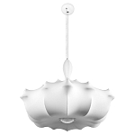 Подвесной светильник с белым фигурным абажуром и мягкими волнистыми краями Cloud Motion  варинант исполнения - 15 | Loft Concept в Барнауле