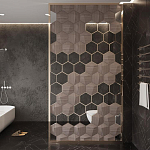 Гипсовая 3D панель с принтографией PM-30 варинант исполнения - 3 | Loft Concept в Барнауле