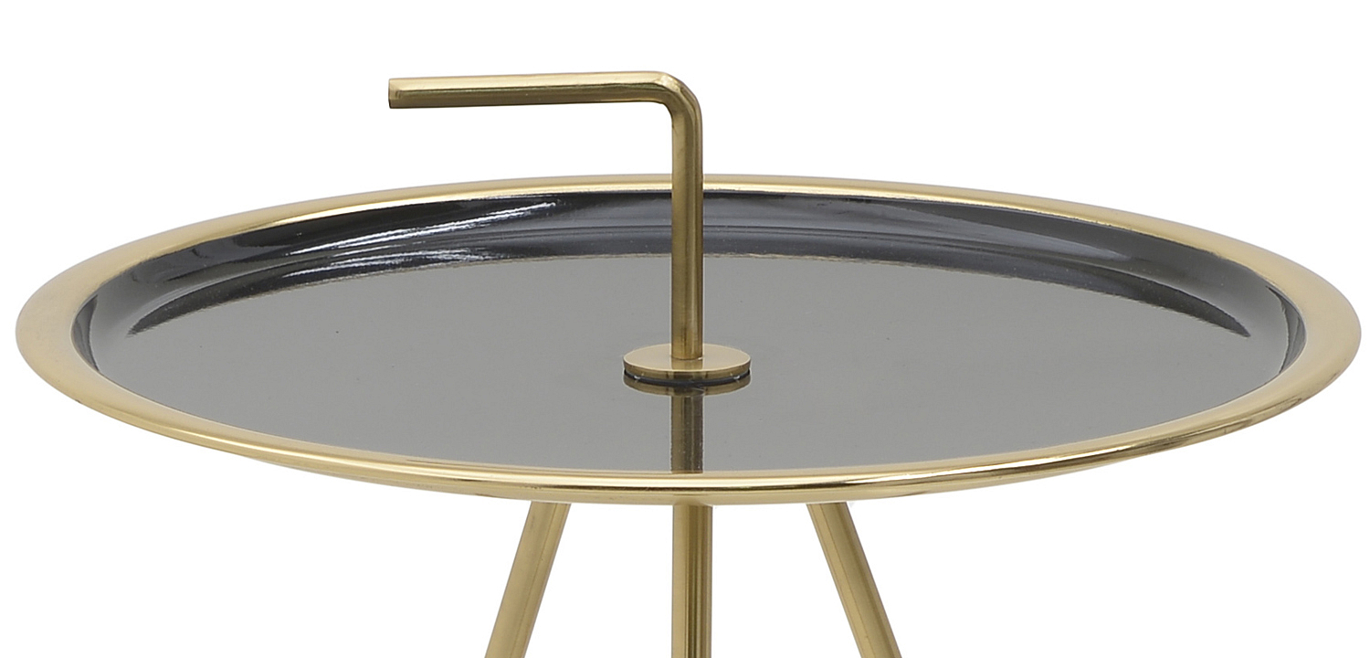 Приставной стол Salute Table Black Приставной стол Salute Table Black - Loft-Concept в Барнауле