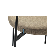 Стул металлический с мягкой спинкой и сиденьем Alfie Chair варинант исполнения - 9 | Loft Concept в Барнауле