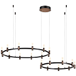 Люстра подвесная с цилиндрическими плафонами на двух круглых подвесах  Arnaut Light варинант исполнения - 4 | Loft Concept в Барнауле