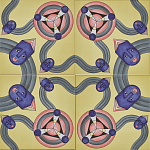 Плитка дизайнерская с узором Дива варинант исполнения - 2 | Loft Concept в Барнауле