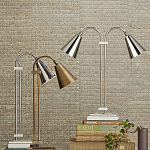 Настольная лампа c двумя поворотными плафонами TwoDirections варинант исполнения - 5 | Loft Concept в Барнауле