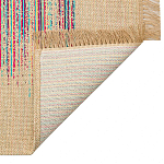 Ковер с геометрическим узором из комбинированного состава Full rhythm варинант исполнения - 4 | Loft Concept в Барнауле