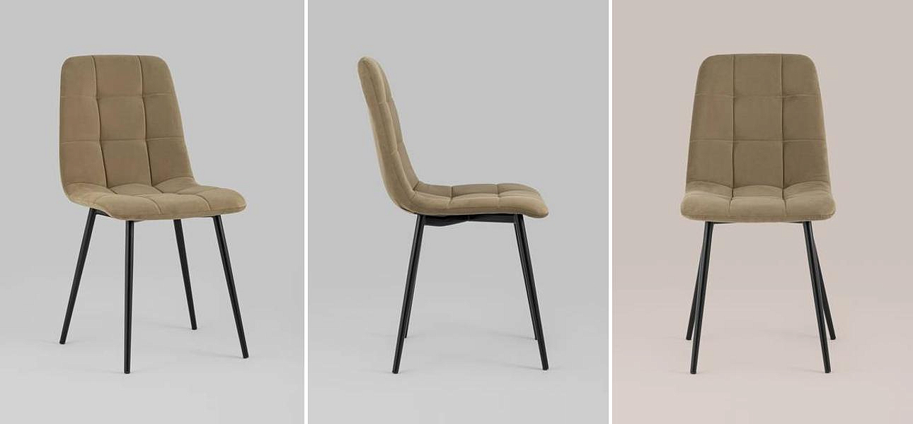 Стул NANCY S-2 Chair Коричневый Велюр Стул NANCY S-2 Chair Коричневый Велюр - Loft-Concept в Барнауле