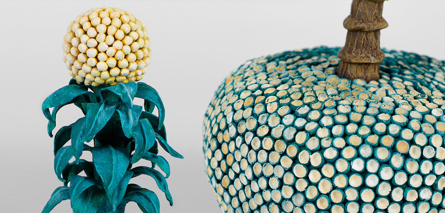 Статуэтка тропический фрукт Tropical Fruit turquoise Статуэтка тропический фрукт Tropical Fruit turquoise - Loft-Concept в Барнауле