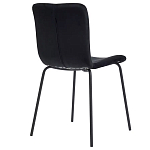 Стул черный с обивкой из велюра Black Archie Chair варинант исполнения - 3 | Loft Concept в Барнауле