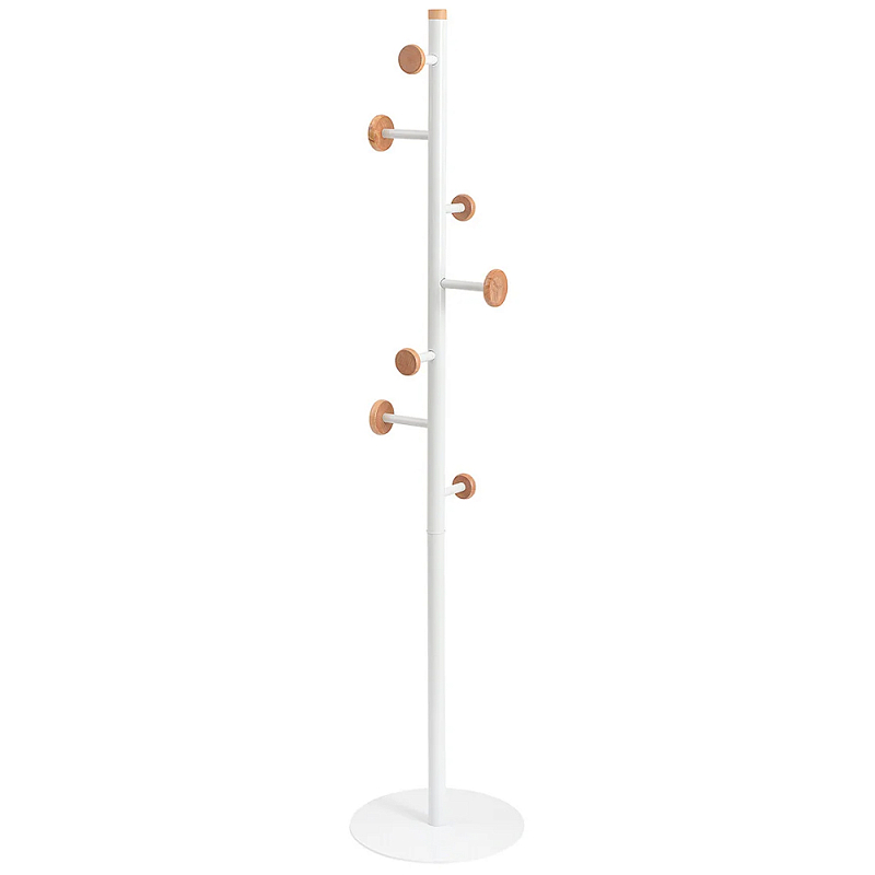 Напольная вешалка из древесины бука Unique Shaped Furniture Floor Hanger White Древесина Белый Напольная вешалка из древесины бука Unique Shaped Furniture Floor Hanger White Древесина Белый в Барнауле | Loft Concept