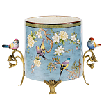 Фарфоровое кашпо с птицами Eden Garden варинант исполнения - 1 | Loft Concept в Барнауле