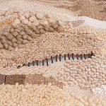 Тканый вручную монументальный настенный гобелен Earth Flow варинант исполнения - 2 | Loft Concept в Барнауле