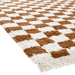 Ковер с шахматным принтом Chess Layout с эффектом шерсти варинант исполнения - 4 | Loft Concept в Барнауле