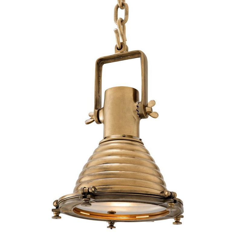 Люстра Lamp La Marina Brass Латунь Прозрачное Стекло в Барнауле | Loft Concept 