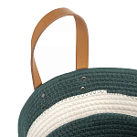 Корзина для хранения с ручками Interlacement Green  варинант исполнения - 2 | Loft Concept в Барнауле