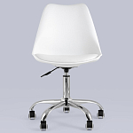 Офисный стул на металлическом основании EGGERY White варинант исполнения - 4 | Loft Concept в Барнауле