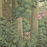 Обои ручная роспись Redwoods Sequoia colourway on Aurore scenic paper варинант исполнения - 1 | Loft Concept в Барнауле