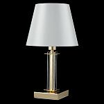Настольная лампа с белым тканевым абажуром в форме конуса Laurent варинант исполнения - 8 | Loft Concept в Барнауле